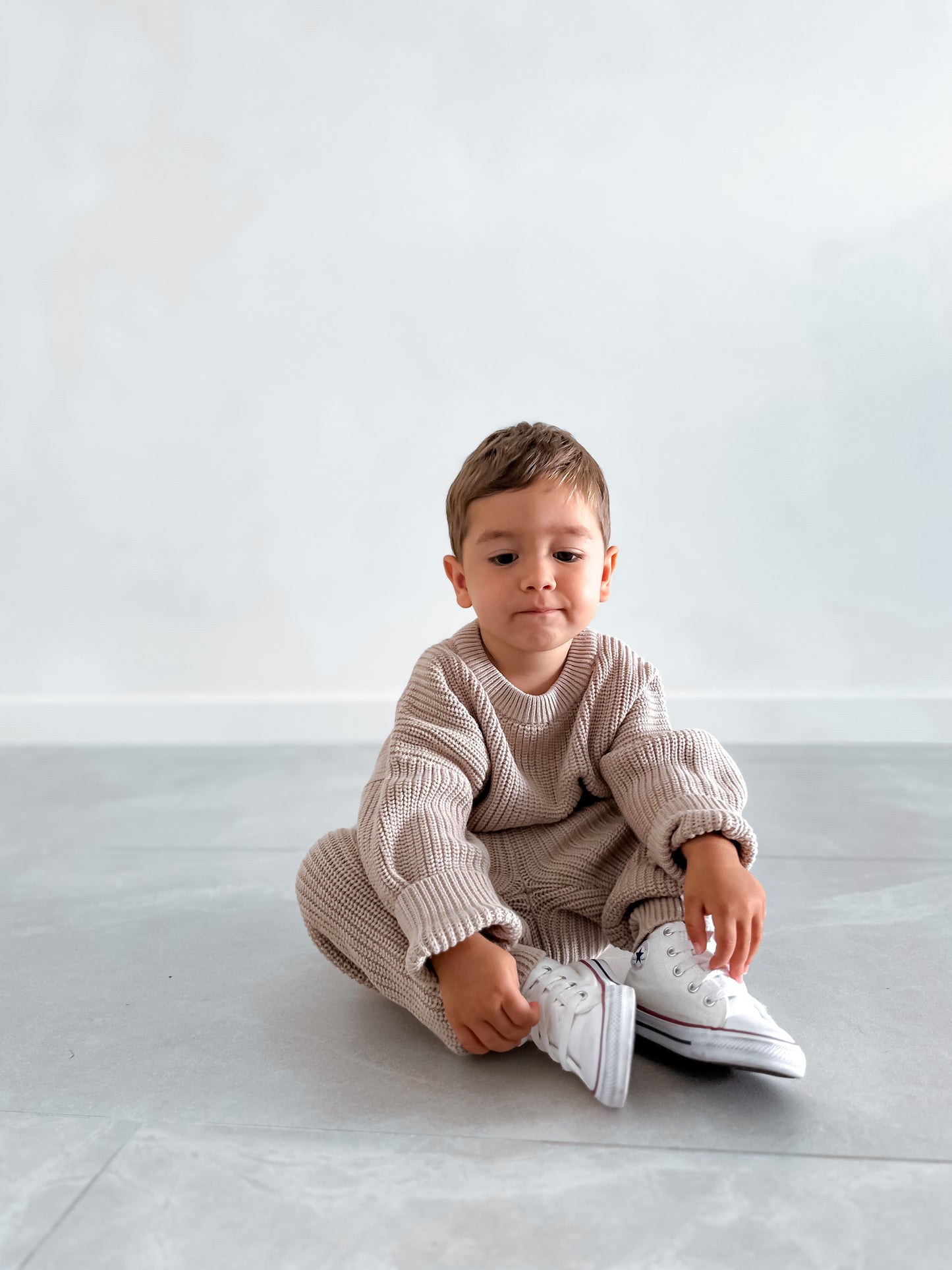 Earthy Nude Chunky Knit Jumper